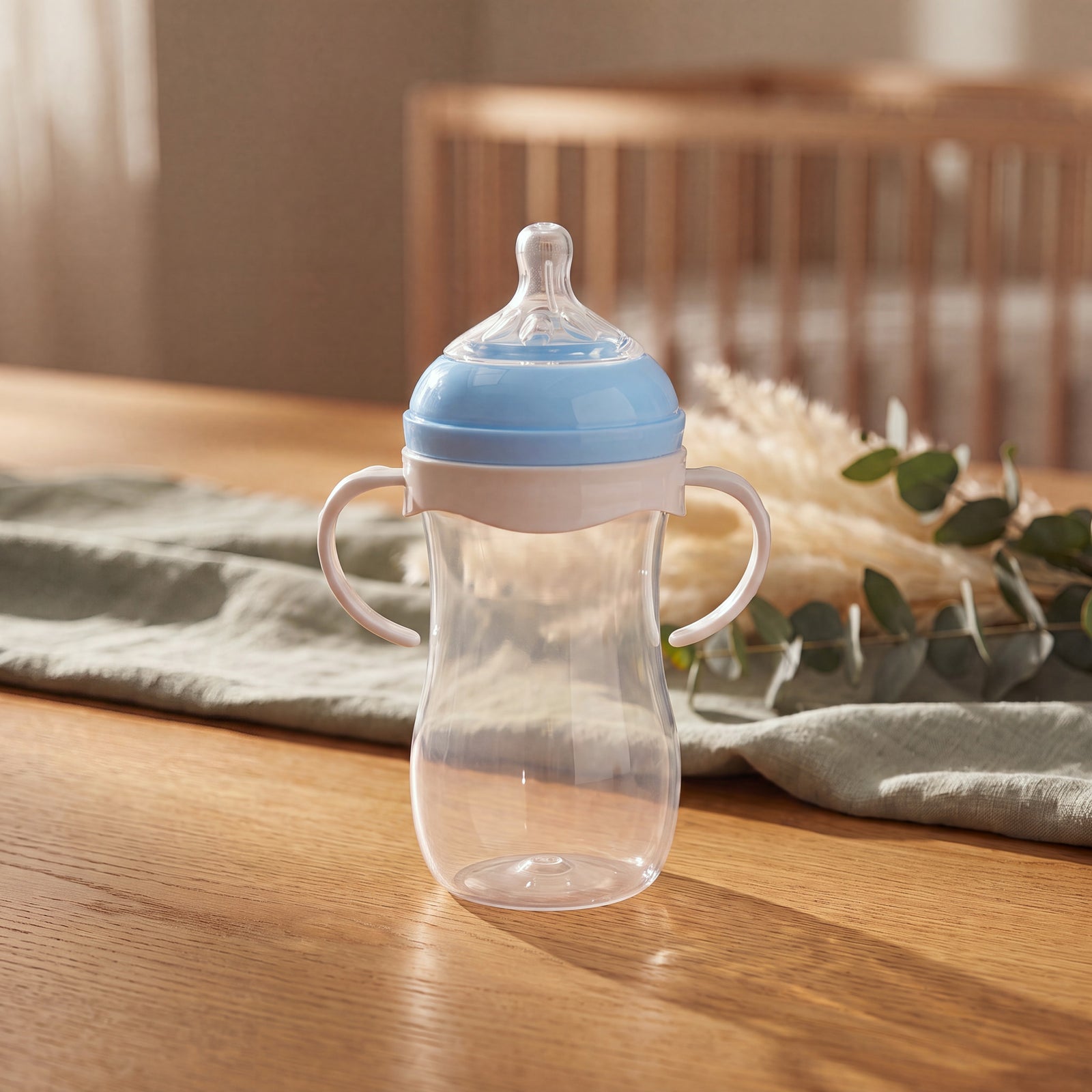260ml Baby Bottles with Handles, 3 Pack