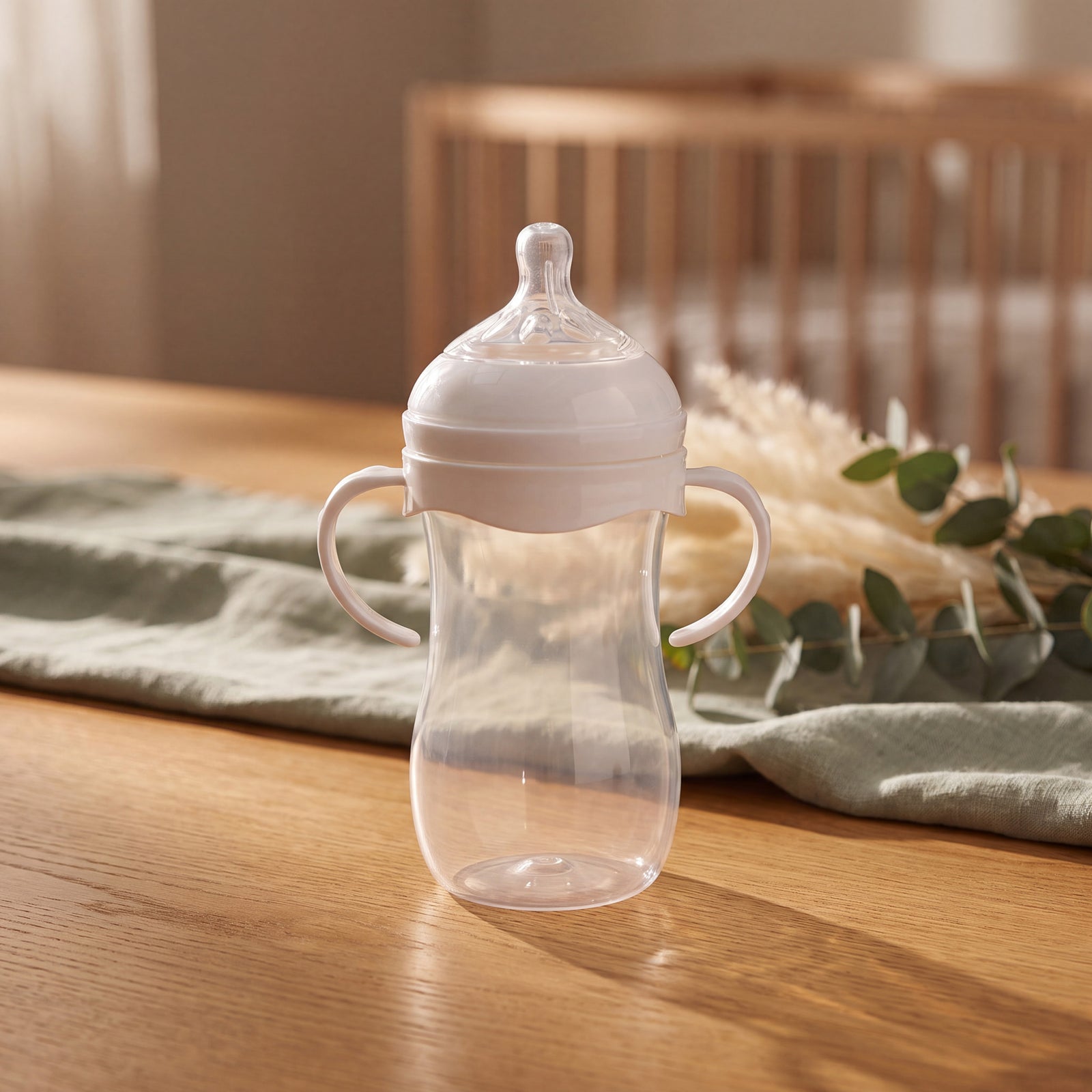 260ml Baby Bottles with Handles, 3 Pack
