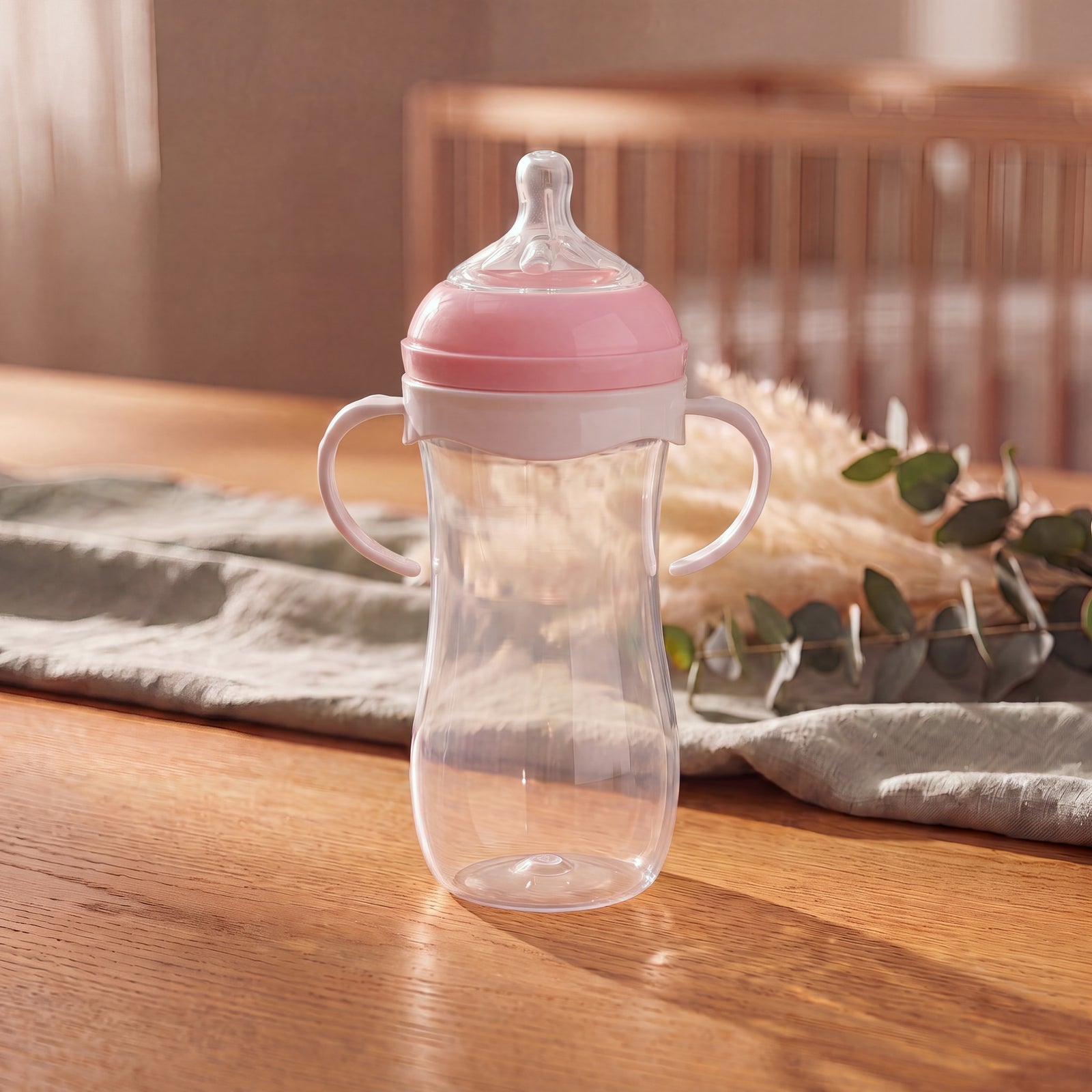 330ml Baby Bottles with Handles, 3 Pack