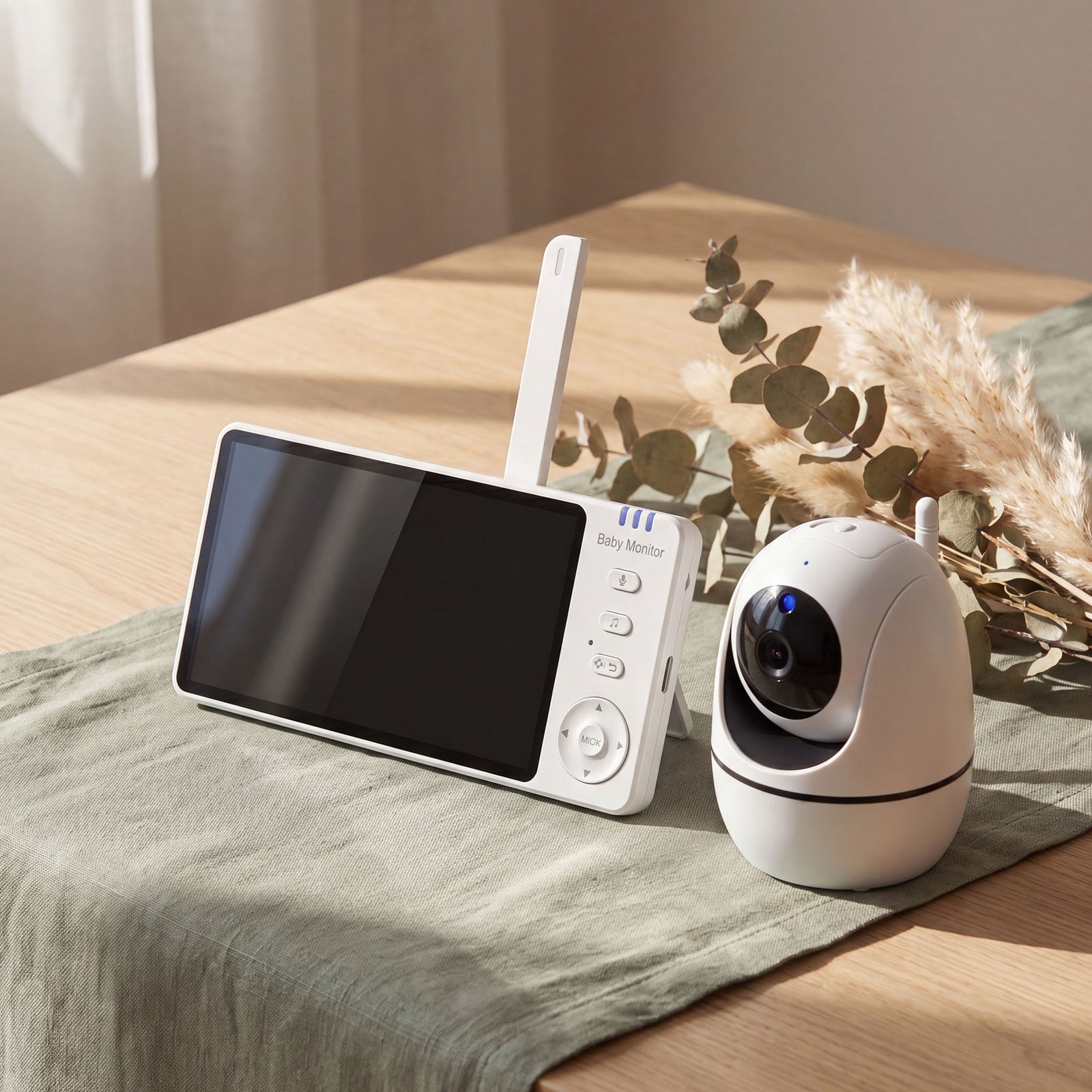 360° Pan & Tilt HD Baby Monitor