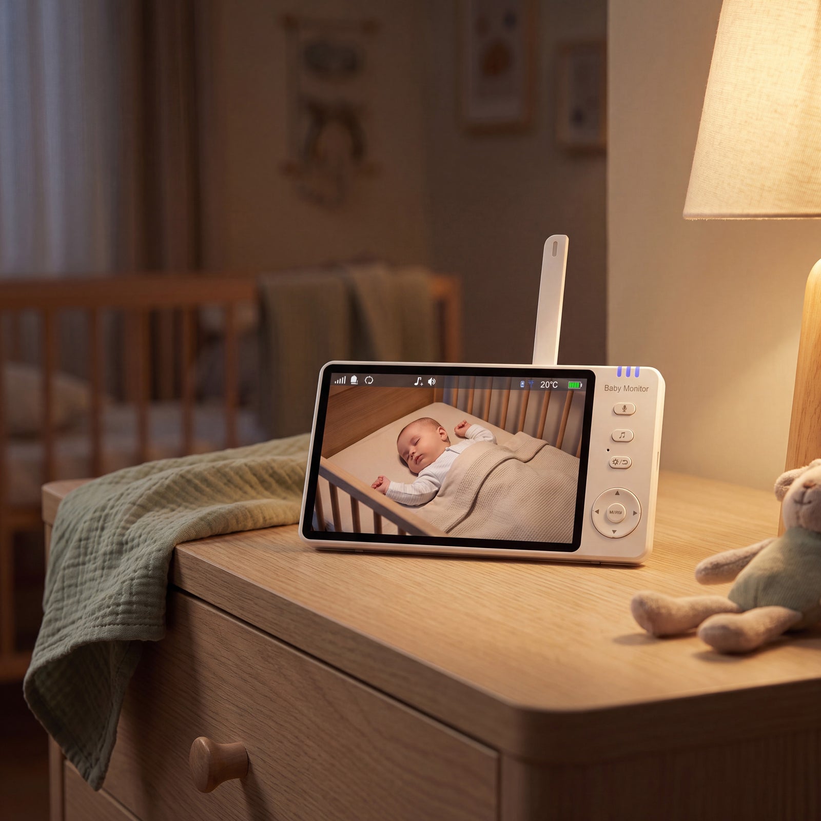 360° Pan & Tilt HD Baby Monitor