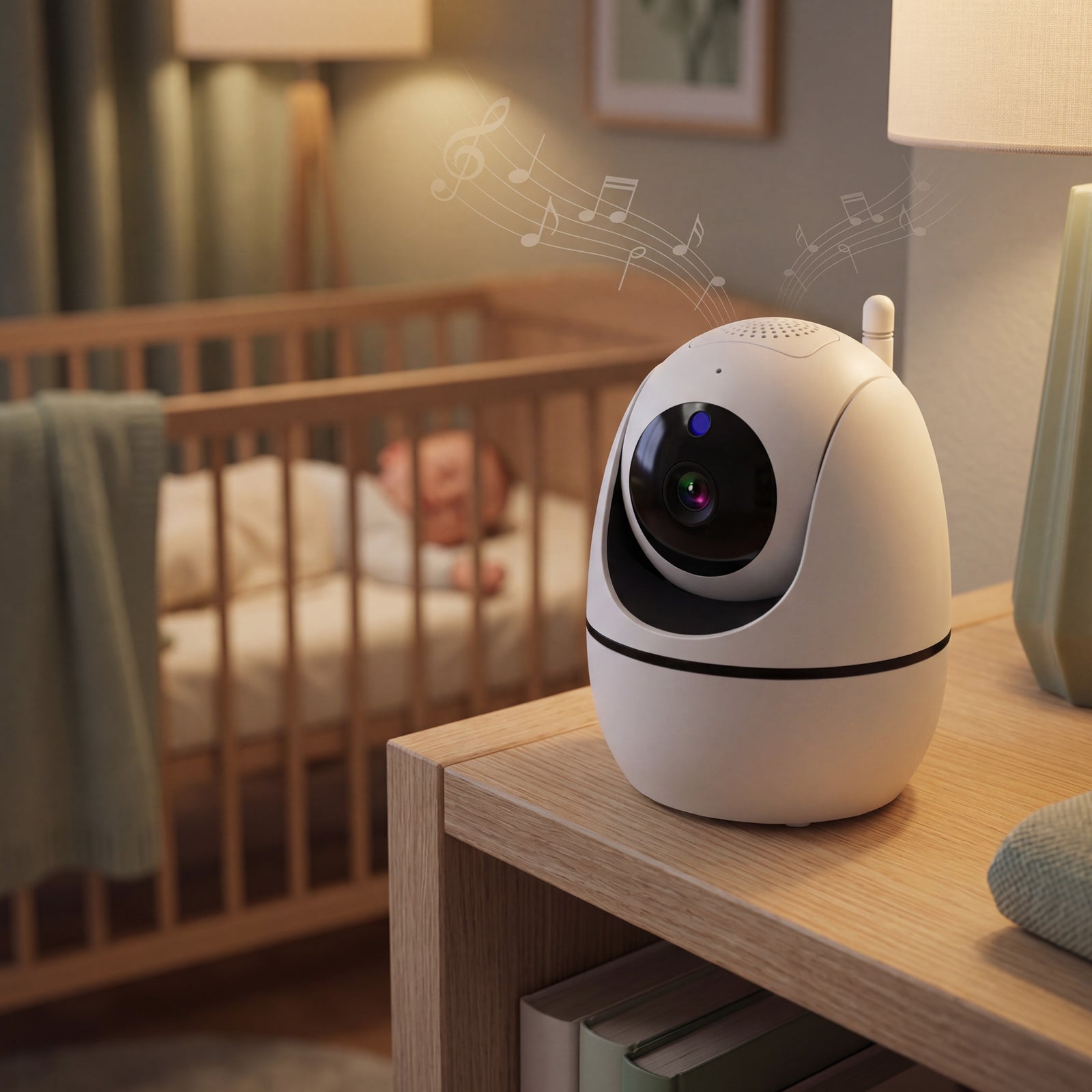 360° Pan & Tilt HD Baby Monitor