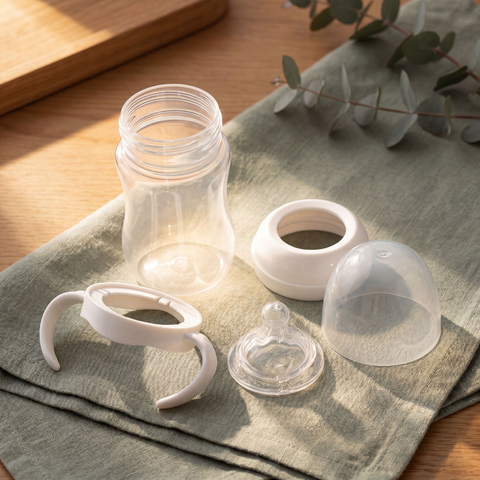150ml Baby Bottles with Handles, 3 Pack