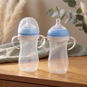 330ml Baby Bottles with Handles, 3 Pack