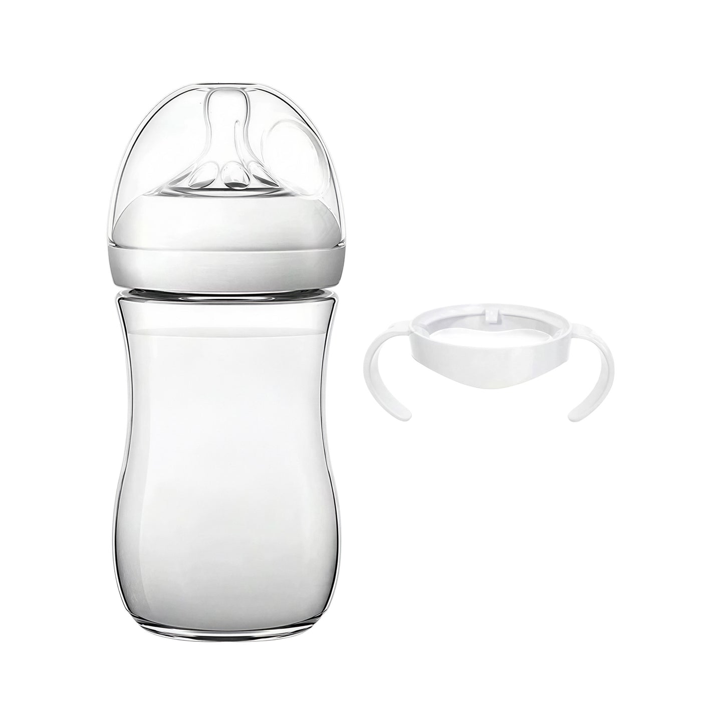 260ml Baby Bottles with Handles, 3 Pack