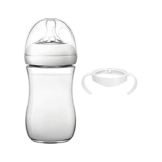 260ml Baby Bottles with Handles, 3 Pack
