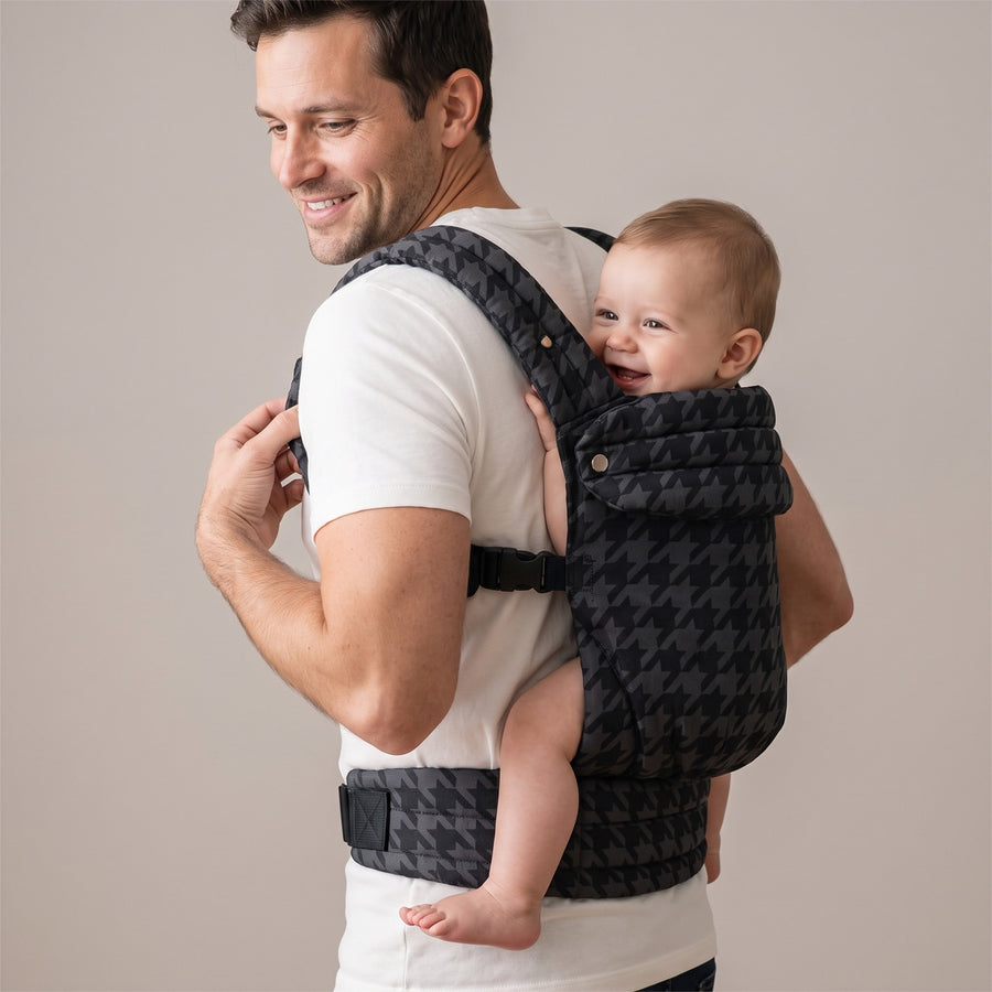 One carrier, from the first week to the toddler years.